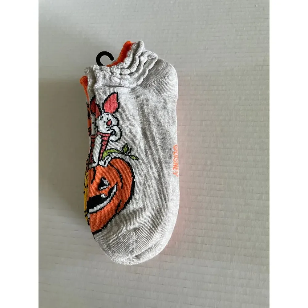 Disney Winnie The Pooh Halloween 5 Pair Ankle Socks